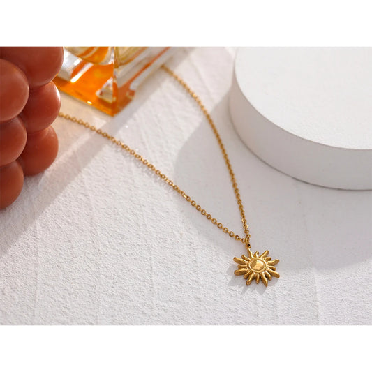 Sun ~ Waterproof Pendant Necklace